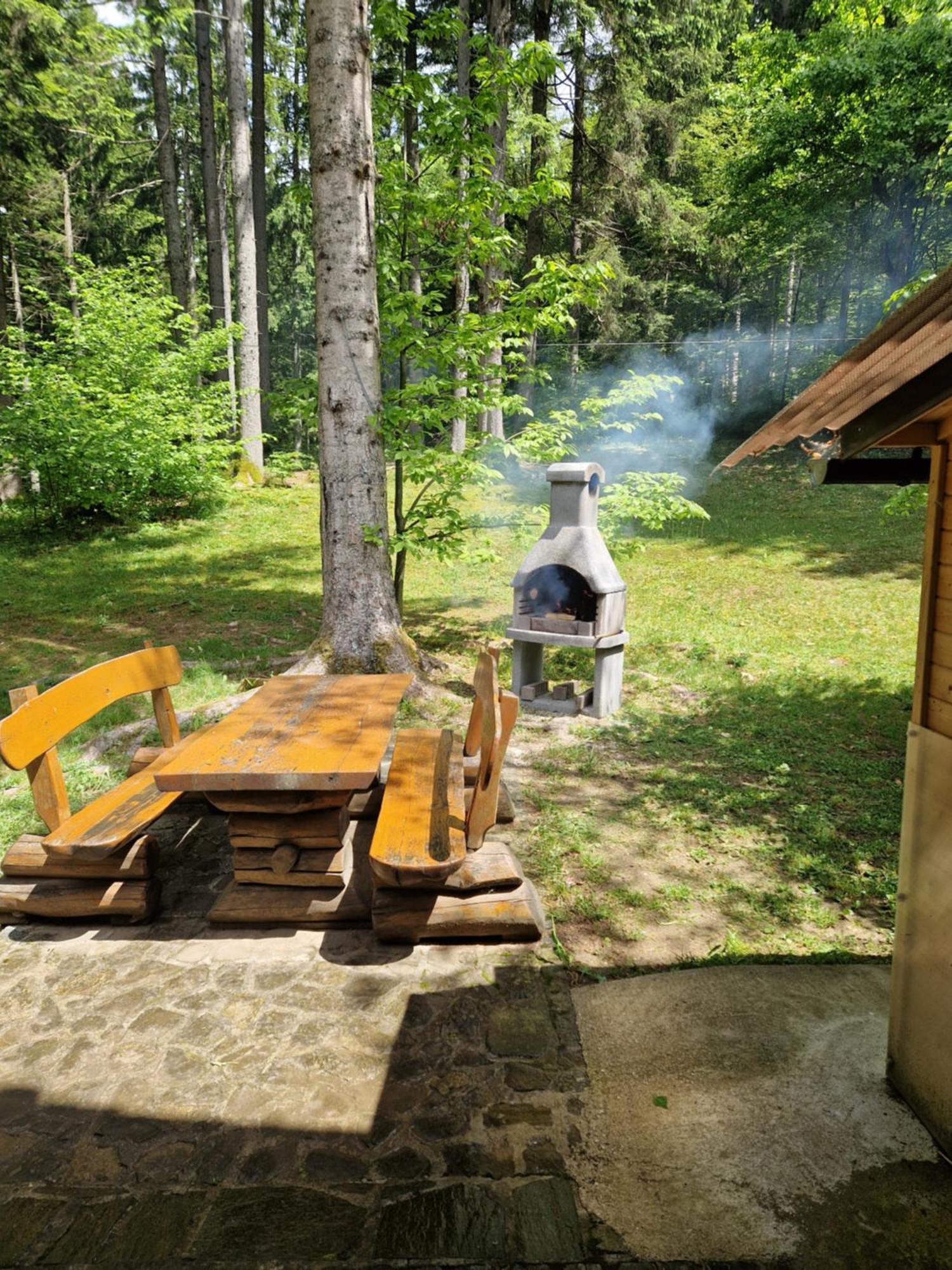Koca V Gozdu, Forest House Near Bled Exterior foto